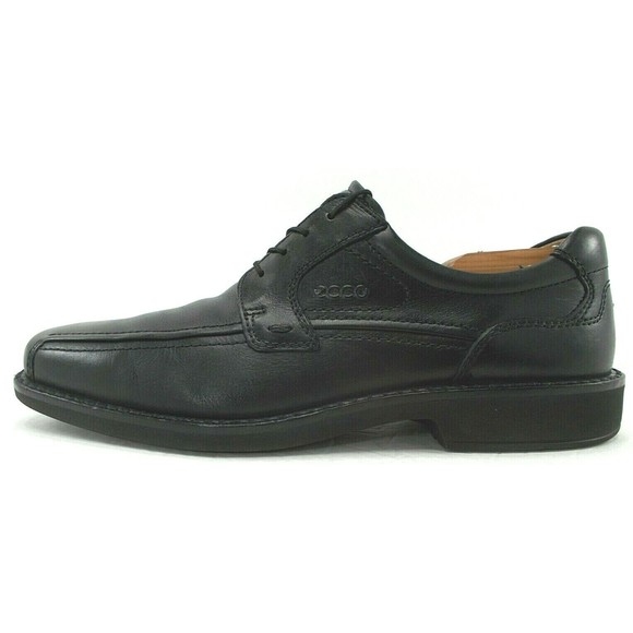 ECCO Mens Bicycle Toe Oxfords Black Leather Dress Shoes Size 10-10.5 US EU44 EUC main image 8